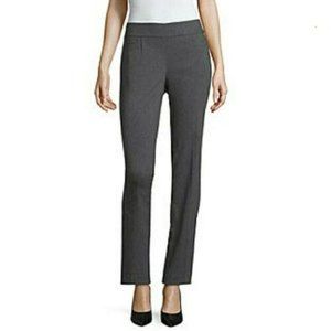 Liz Claiborne Womens Straight Pull-On Pants 6 Petite